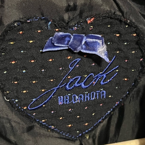 Sz S Jack by BB Dakota hip length black jacket pea coat - Picture 5 of 10